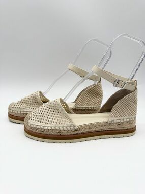 Elegant Cream Espadrille Sandals
